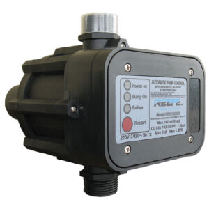 automatic pressure controller with 24 hour timer to restart periodically when it detects sufficient water supply