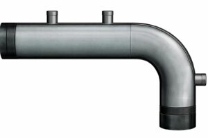 Bore manifold with 90 degree bend and sockets