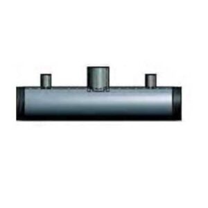 Straight manifold for bore pump installation